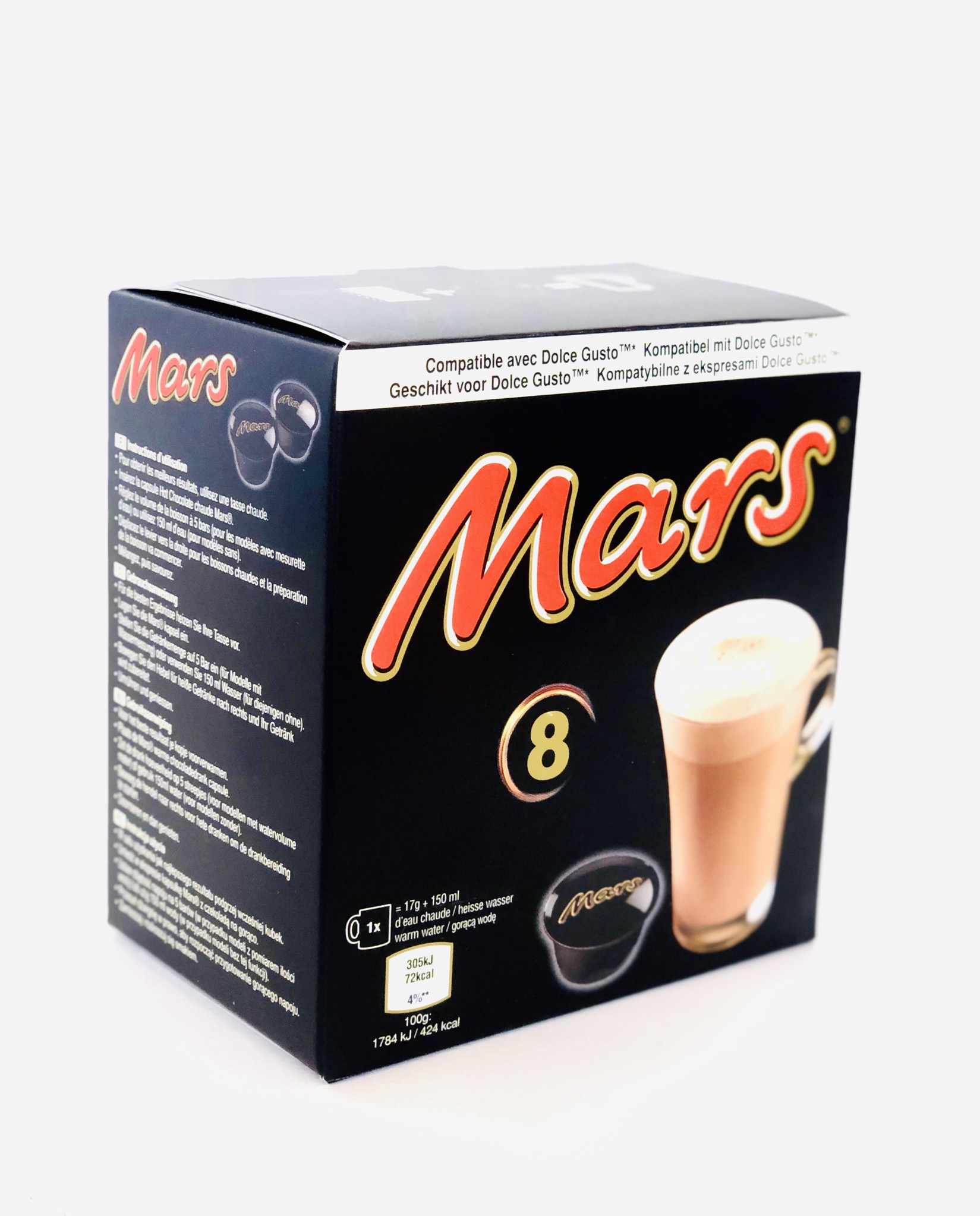 Boissons au Chocolat - Dolce Gusto Compatible - 32 Capsules - Mars